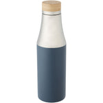Branded Hulan 540 ml copper vacuum insulated stainless steel bottle with bamboo lid