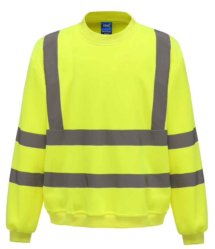 Yoko Hi-Vis Sweatshirt Yellow