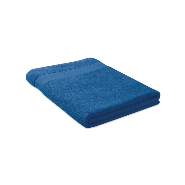 Towel organic cotton 180x100cm Royal Blue