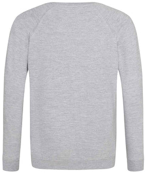 AWDis Academy Kids Raglan Sweatshirt Grey