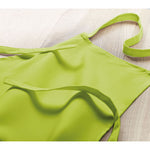 Kitchen apron in cotton Lime