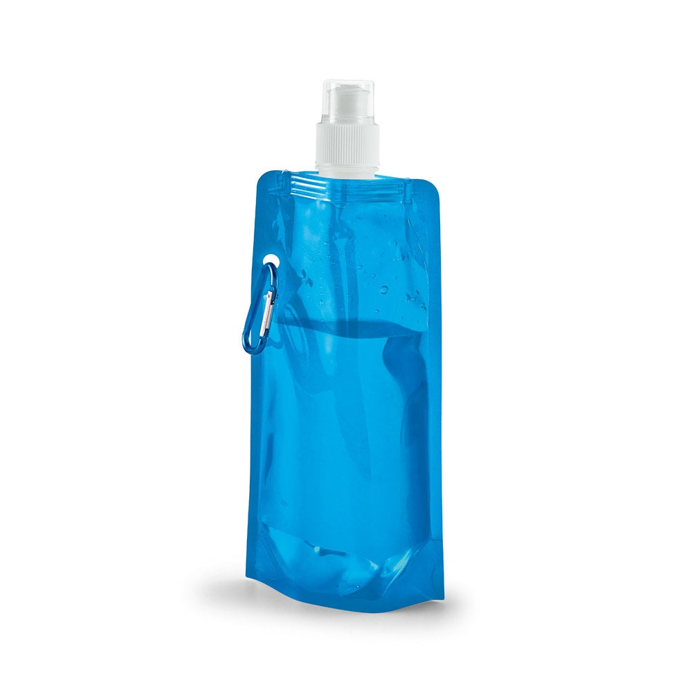 Kwill Foldable Sports Bottle with Carabiner Clip - 460ml