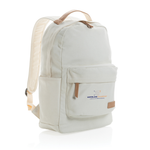 Branded Impact AWARE™ 16 oz. recycled canvas backpack
