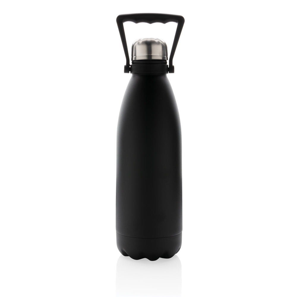 Branded RCS Recycled stainless steel large vacuum bottle 1.5L