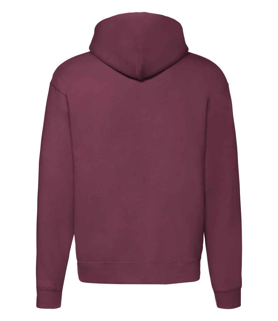 Fruit of the Loom Premium Zip Hooded Sweatshirt Burgundy