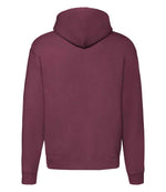 Fruit of the Loom Premium Zip Hooded Sweatshirt Burgundy