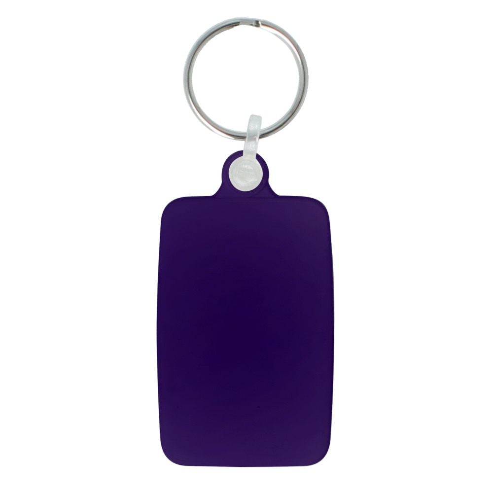 55mm Rectangle Keyring