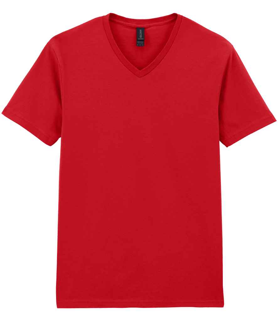 Gildan SoftStyle® V Neck T-Shirt Red