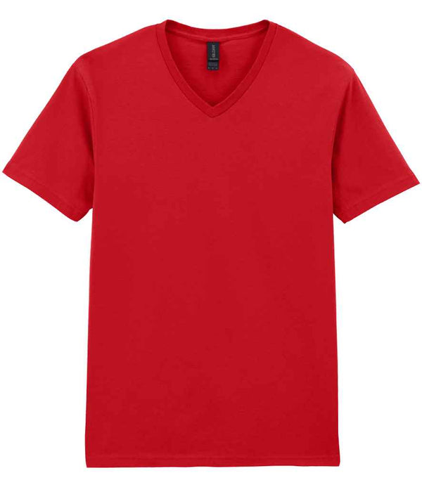 Gildan SoftStyle® V Neck T-Shirt Red