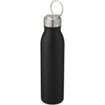 Harper 700 ml stainless steel water bottle with metal loop