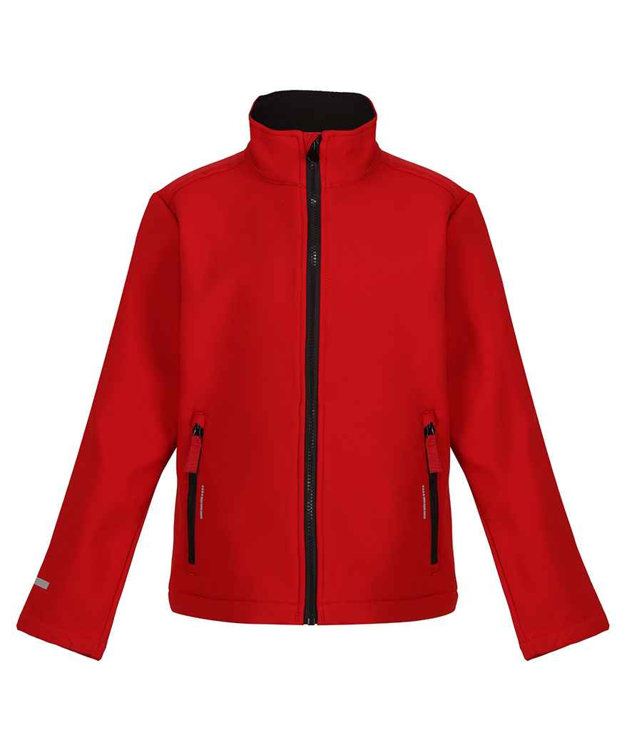 Regatta Kids Ablaze Soft Shell Jacket Classic Red/Black