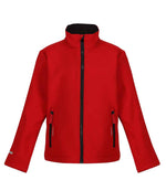 Regatta Kids Ablaze Soft Shell Jacket Classic Red/Black