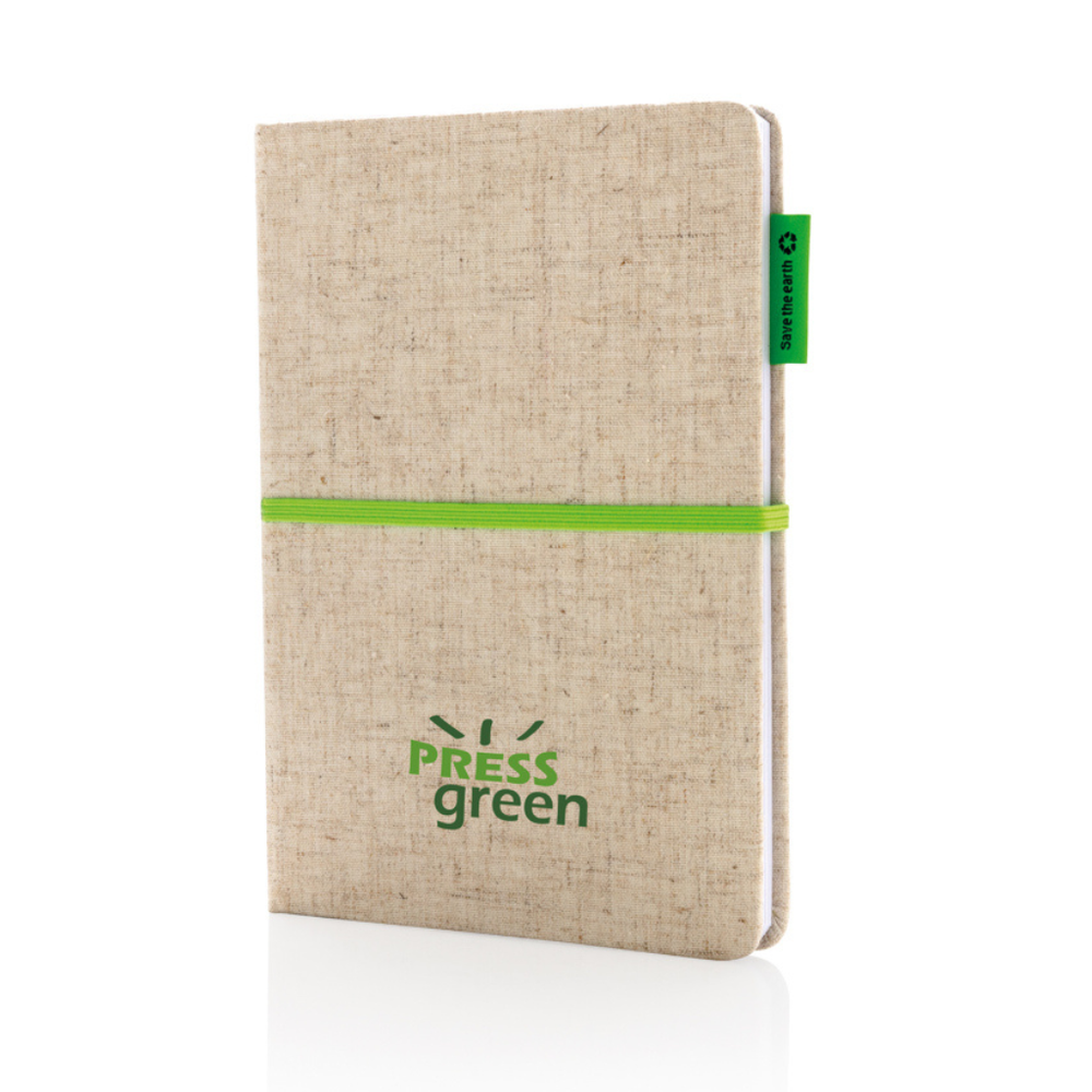A5 jute notebook