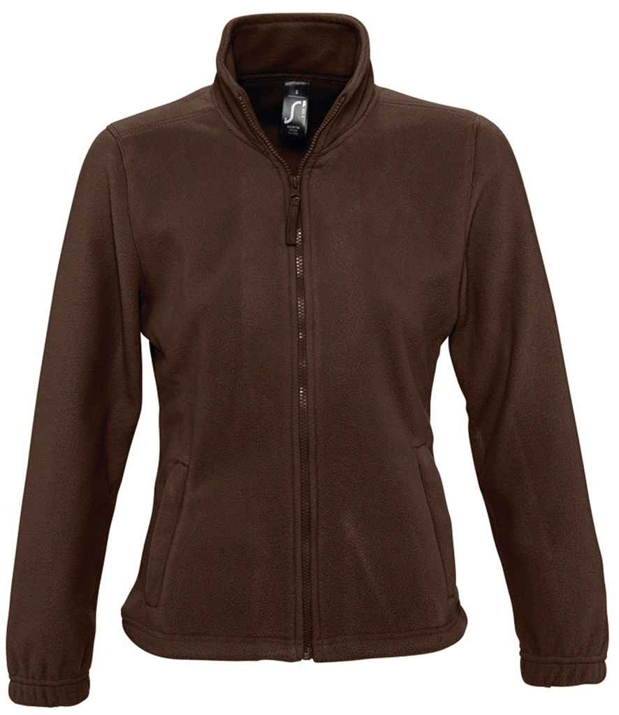 SOL'S Ladies North Fleece Jacket Dark Chocolate