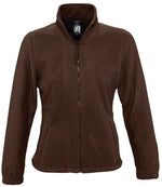SOL'S Ladies North Fleece Jacket Dark Chocolate