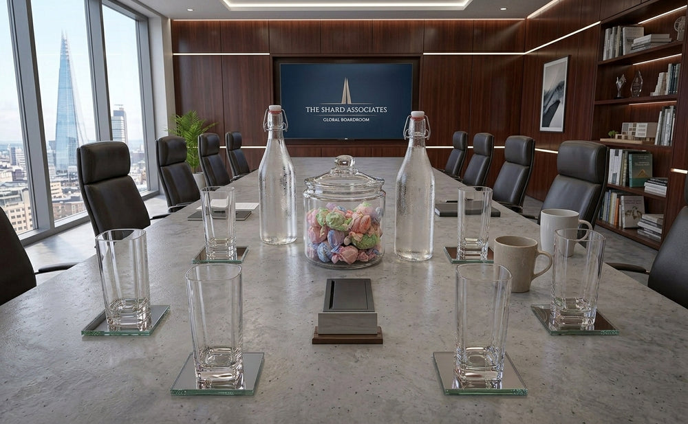 Branded Glass Meeting Room Set