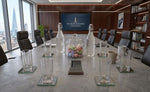 Branded Glass Meeting Room Set