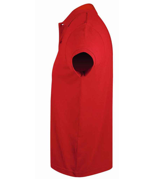 SOL'S Prime Poly/Cotton Piqué Polo Shirt Red