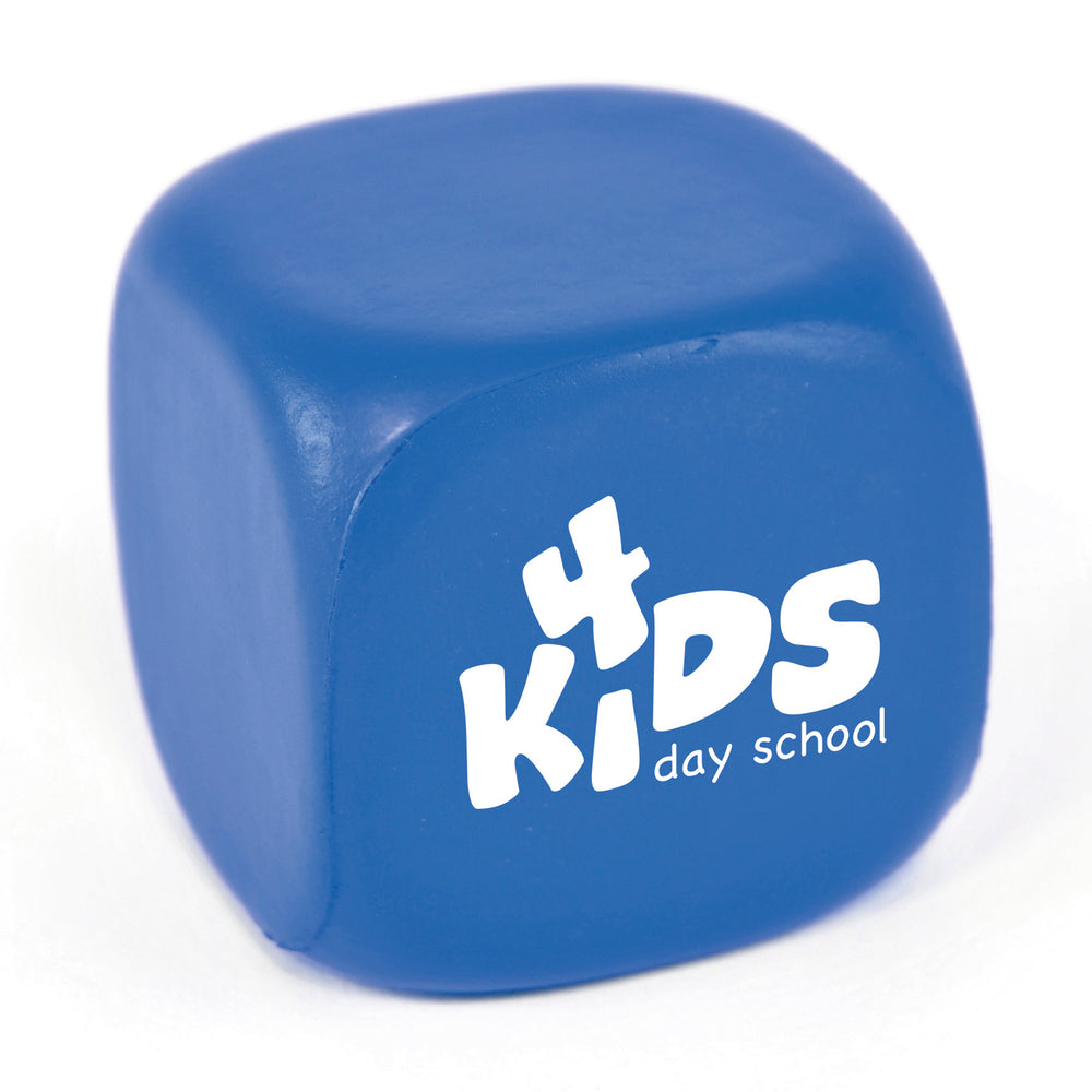 Branded Cube Stress Item