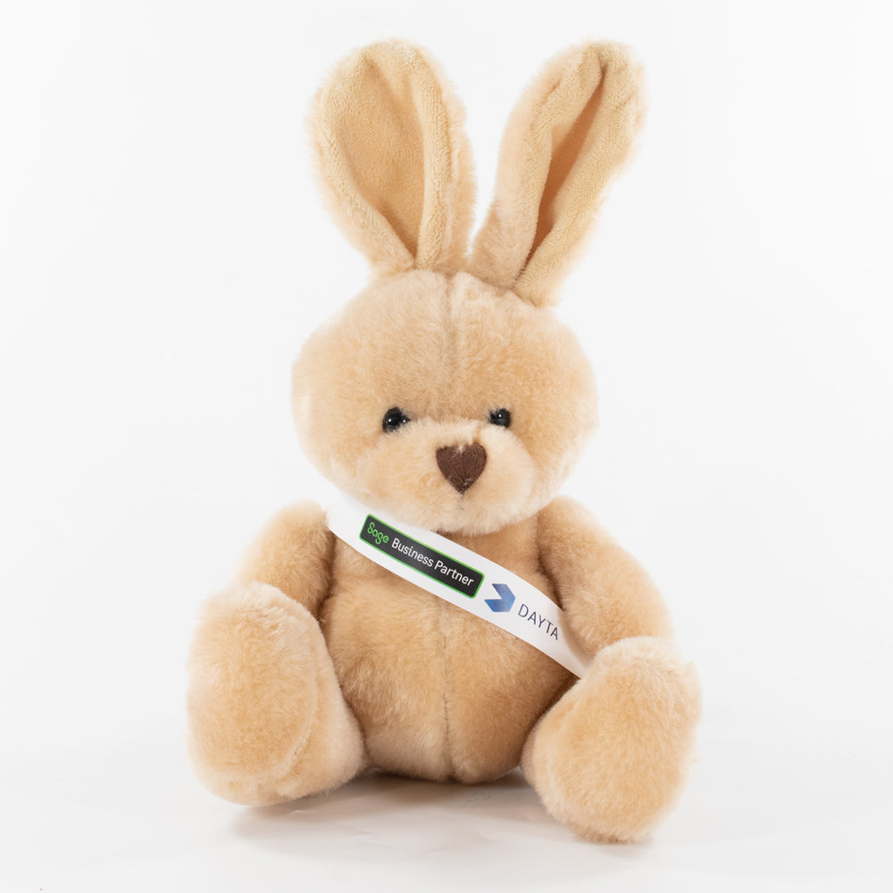 Sash Animal 15cm Rabbit, Beige