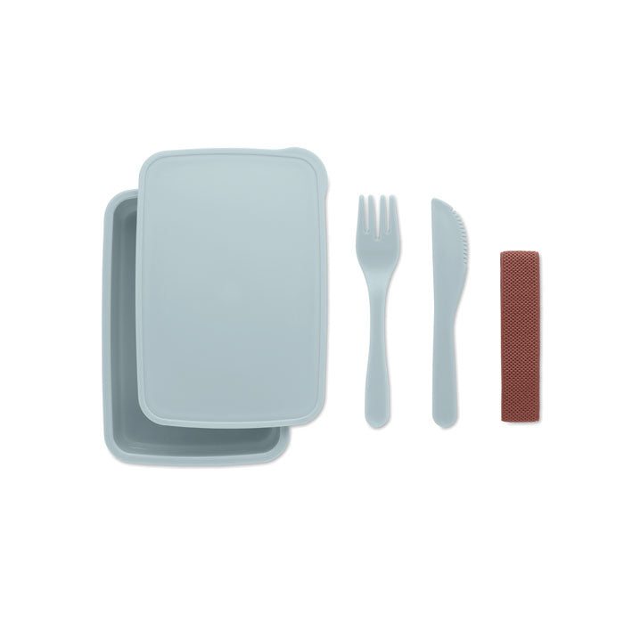 Branded Lunch box with cutlery