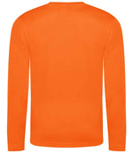 AWDis Cool Long Sleeve Wicking T-Shirt Electric Orange