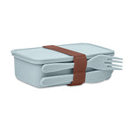 Lunch box with cutlery