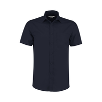 Kustom Kit Short Sleeve Tailored Poplin Shirt