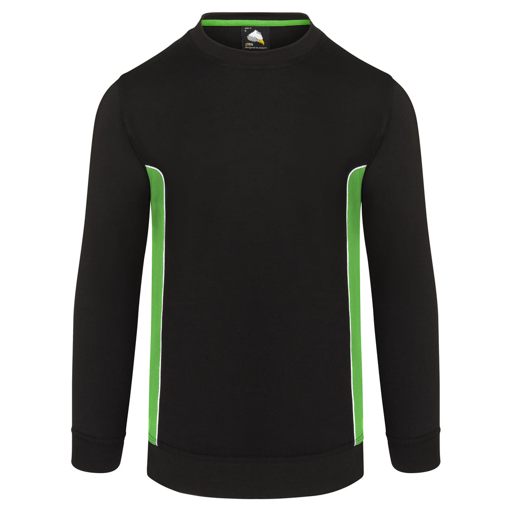 Orn Silverswift Two Tone Sweatshirt Black/Lime