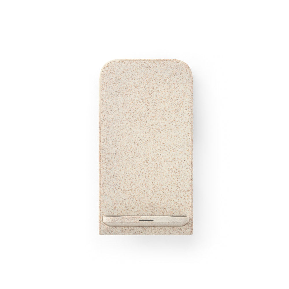 ENGLERT. Wheat straw fiber and ABS mobile phone holder with wireless charger