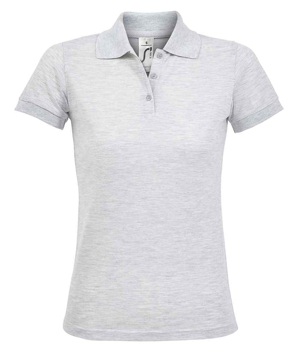 SOL'S Ladies Prime Poly/Cotton Piqué Polo Shirt Ash