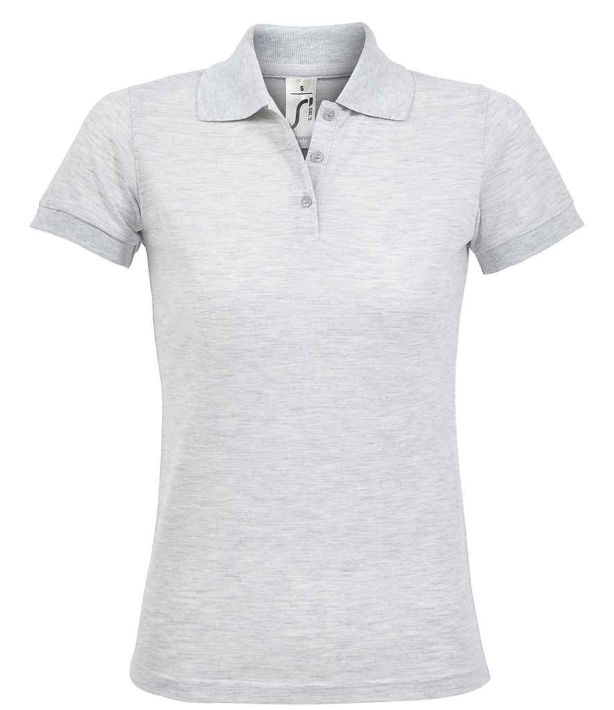 SOL'S Ladies Prime Poly/Cotton Piqué Polo Shirt Ash