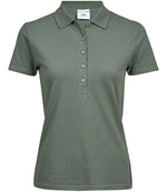 Tee Jays Ladies Luxury Stretch Polo Shirt Leaf Green