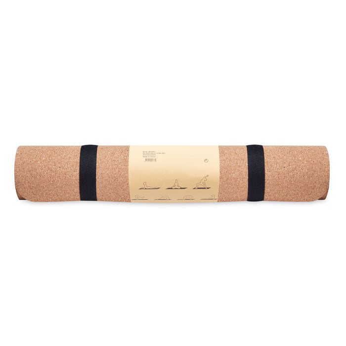 Branded Cork yoga mat