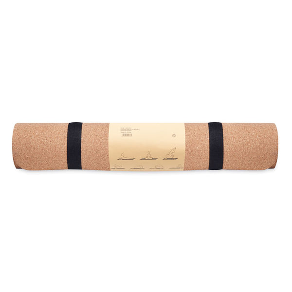 Branded Cork yoga mat