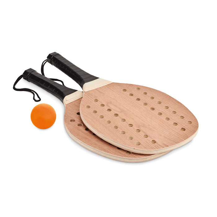 Branded Rosewood beach tennis set