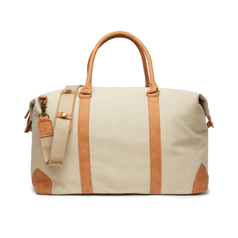Branded VINGA Bosler RCS recycled canvas duffelbag
