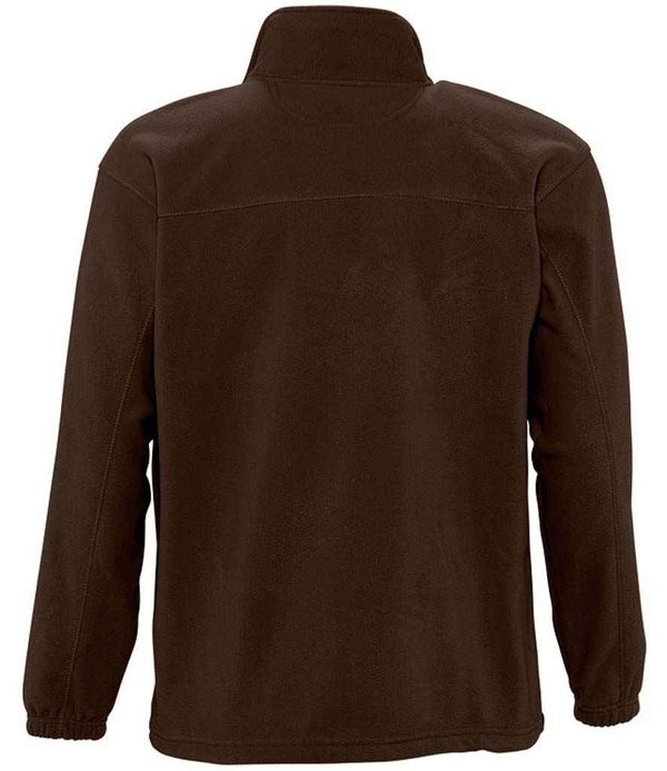 SOL'S North Fleece Jacket Dark Chocolate