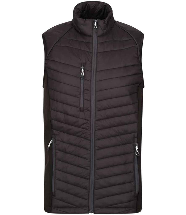 Regatta Navigate Hybrid Bodywarmer Black/Seal Grey