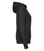 Fruit of the Loom Classic Lady Fit Hooded Sweatshirt Black
