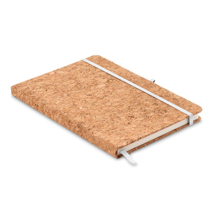 Branded A5 cork notebook 96 lined