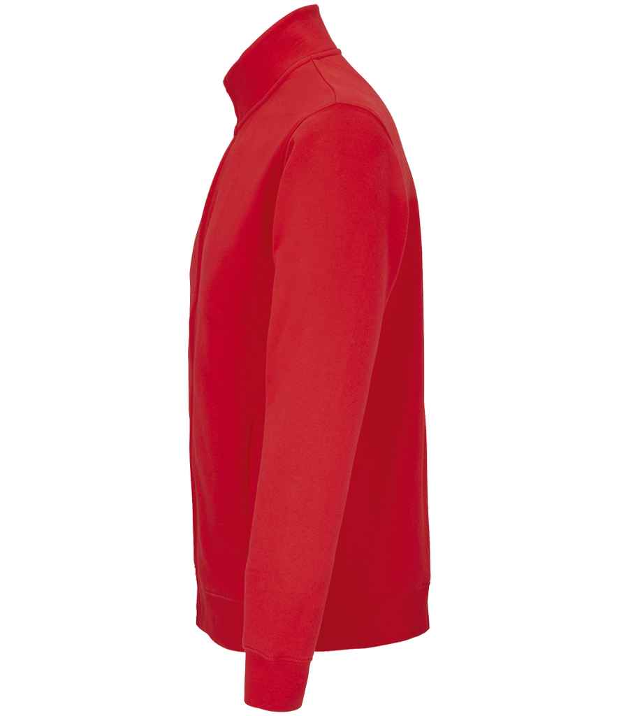 SOL'S Unisex Cooper Full Zip Sweat Jacket Bright Red