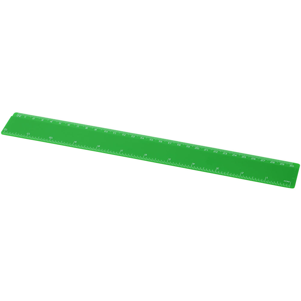 Branded Refari 30 cm recycled plastic ruler