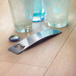 Stainless steel bottle opener
