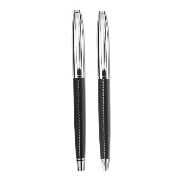 Ballpen and rollerball set Black