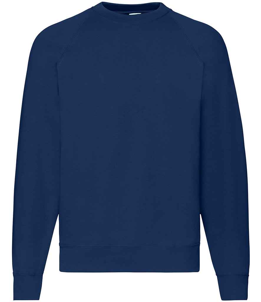 Fruit of the Loom Classic Raglan Sweatshirt Navy