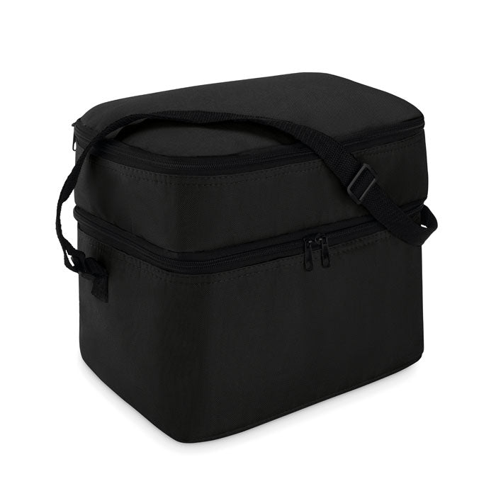 Branded Cooler bag with 2 compartments