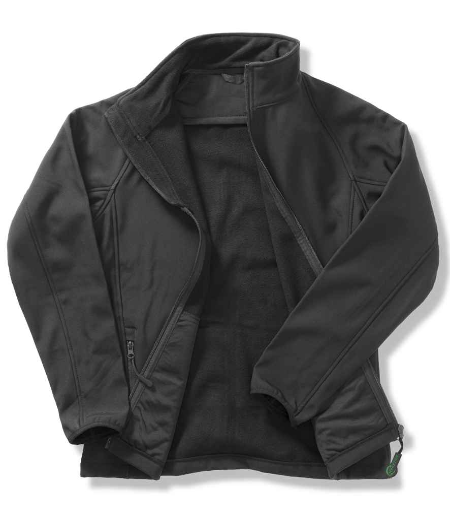 Result Core Printable Soft Shell Jacket Black/Black