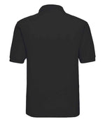 Russell Poly/Cotton Piqué Polo Shirt Black
