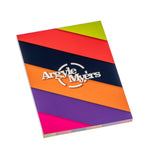 Branded A5 Notepad with Wrapover Front Cover
